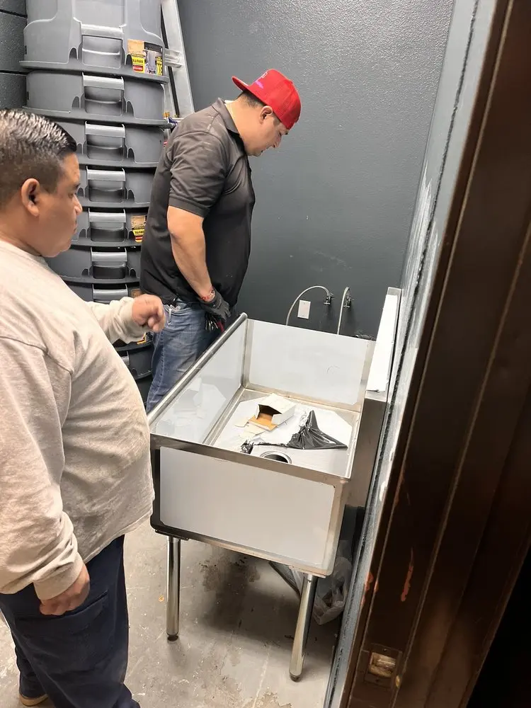 Commercial plumbing and sink installation in Perkasie